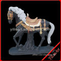 Large Elegant Marble Garden Horse Statue (YL-D003)
